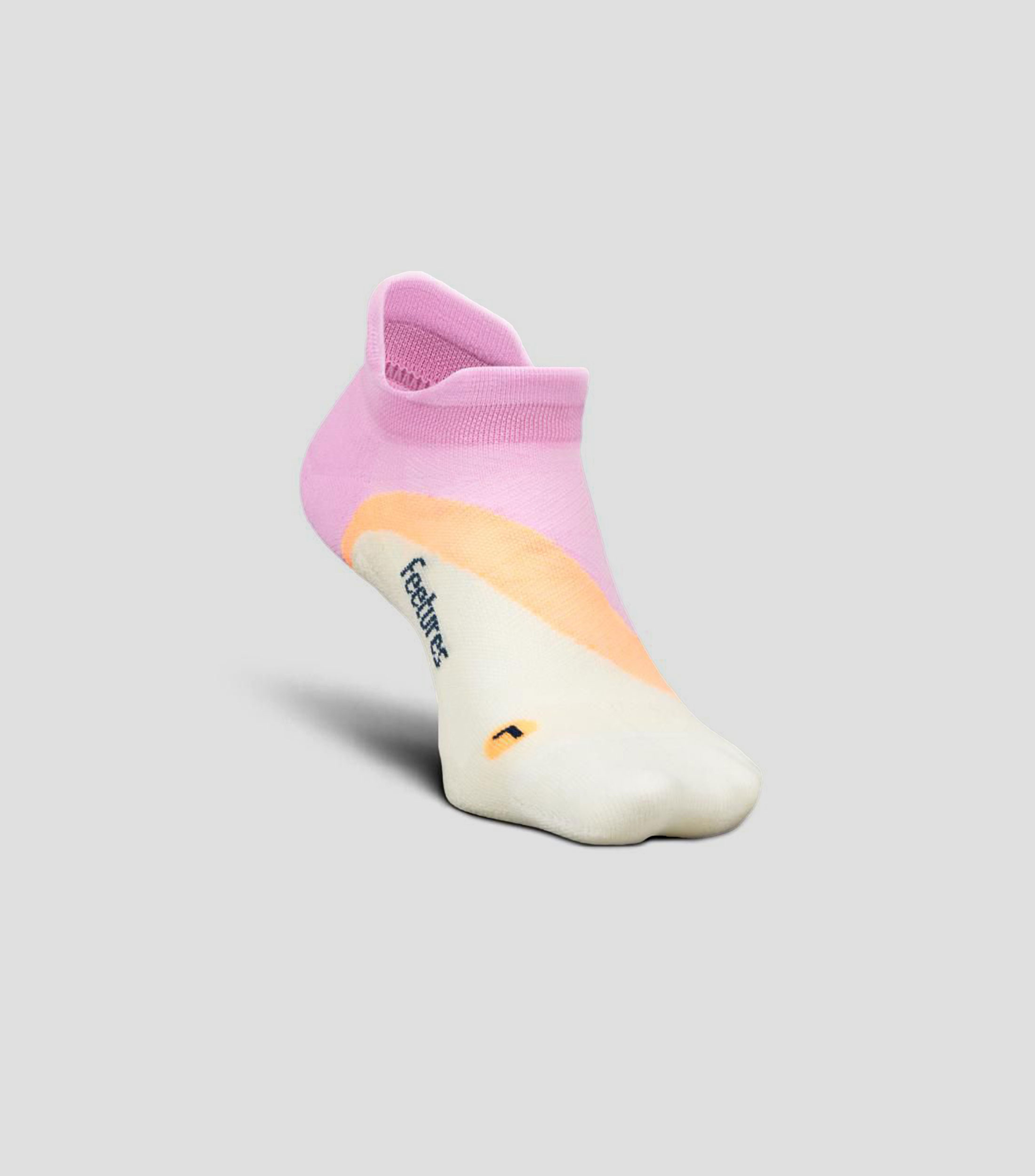 Calcetín Invisible deportivo de compresión Elite Light Cushion Rosa Hombre